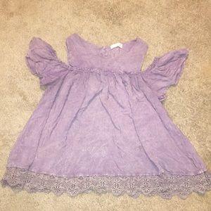 Off the shoulder halter top!